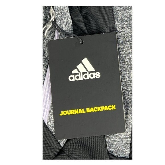 adidas Journal Backpack, Jersey Onix/Black/Purple Tint - Picture 4 of 4
